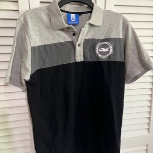 Brighton & Hove Albion (BHAFC) Grey & Black Jimmy Polo Size Large